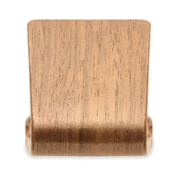 Support de téléphone en bois de noyer et peuplier personnalisé