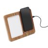 Chargeur sans fil 15W en bois d'acacia personnalisé