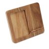 Chargeur sans fil 15W en bois d'acacia personnalisé