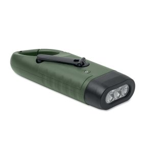 Torche 3 LED panneau solaire et dynamo personnalisé
