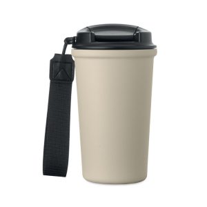 Gobelet double paroi en inox recyclé - 400 ml personnalisé