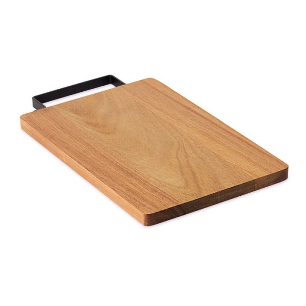 Planche en acacia avec poignée personnalisé