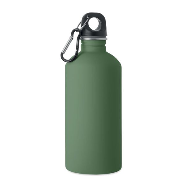 Gourde soft-touch en inox recyclé - 500 ml personnalisé