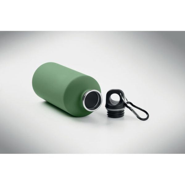 Gourde soft-touch en inox recyclé - 500 ml personnalisé
