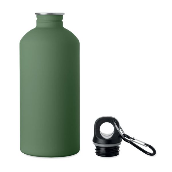 Gourde soft-touch en inox recyclé - 500 ml personnalisé