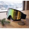 Masque de ski réfléchissant UV400 personnalisé