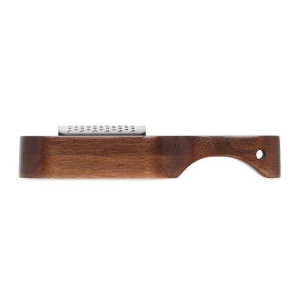 Râpe à fromage en bois d'acacia personnalisé