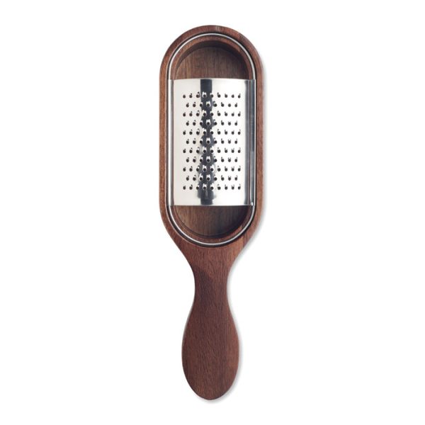 Râpe à fromage en bois d'acacia personnalisé