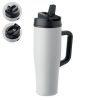 Grand mug isotherme acier recyclé - 900 ml personnalisé