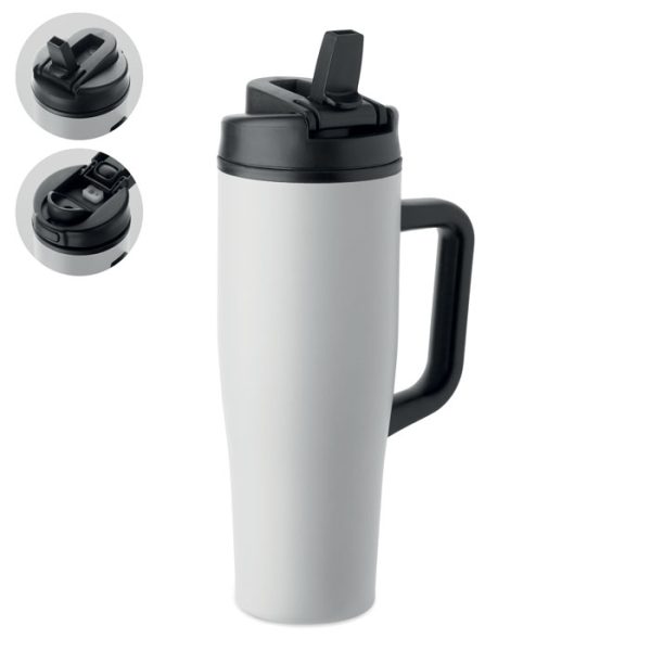 Grand mug isotherme acier recyclé - 900 ml personnalisé