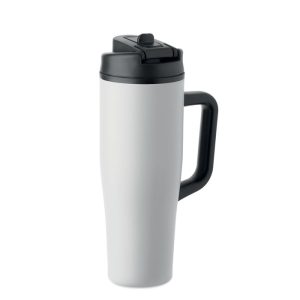 Grand mug isotherme acier recyclé - 900 ml personnalisé