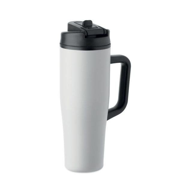 Grand mug isotherme acier recyclé - 900 ml personnalisé