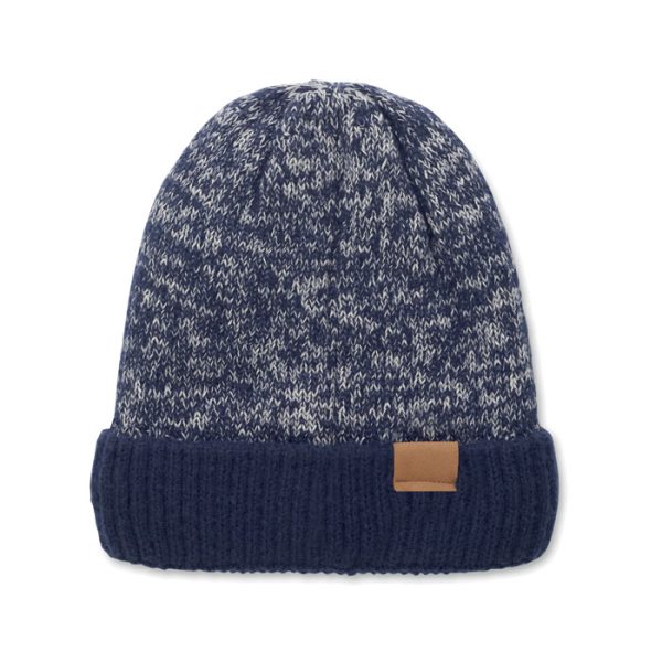 Bonnet tricoté unisexe en polyester personnalisé