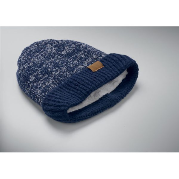 Bonnet tricoté unisexe en polyester personnalisé