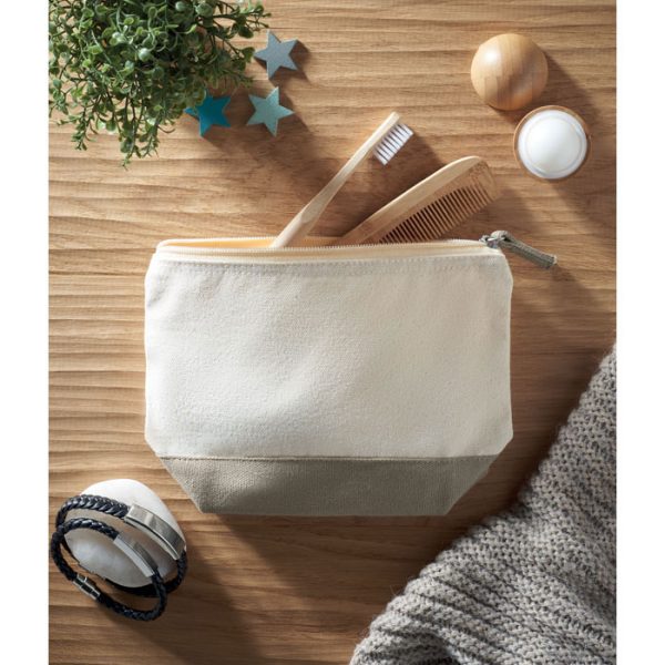 Trousse maquillage en coton - 340gr/m² personnalisé