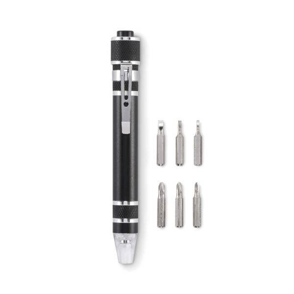 Tournevis multi outils avec lampe intégrée personnalisé