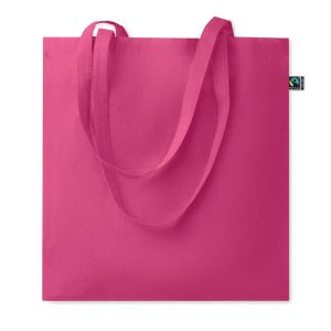 Tote bag coton équitable FairTrade - 180 gr/m² Fuchsia personnalisé