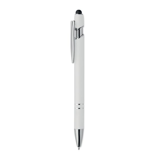 Stylo bille poussoir en aluminium recyclé personnalisé
