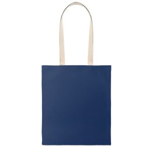 Tote bag en coton - 140 gr/m² Bleu personnalisé