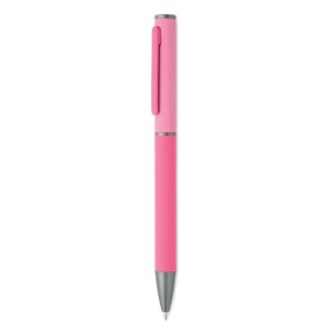 Stylo bille twist en aluminium recyclé Fuchsia personnalisé