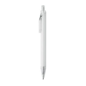 Stylo bille bouton poussoir en aluminium recyclé personnalisé