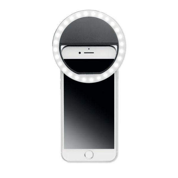 Lampe circulaire LED selfie Noir personnalisé