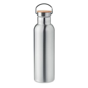 Grande gourde publicitaire en acier - 750 ml Argent personnalisé