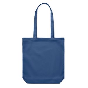 Tote bag publicitaire avec longues anses Bleu personnalisé