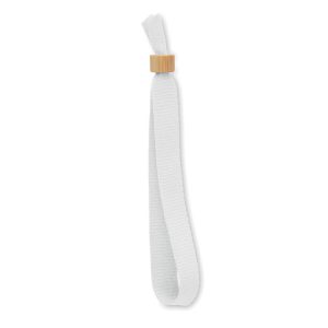 Bracelet événementiel Blanc personnalisé