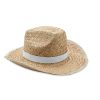 Chapeau cowboy en paille - Ø 36 x 10 cm personnalisé