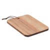 Planche à découper en acacia - 19 x 15 cm personnalisé