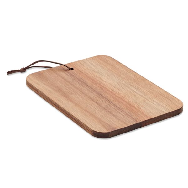 Planche à découper en acacia - 19 x 15 cm personnalisé