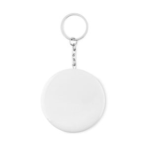 Porte clés décapsuleur en métal - Ø 6 cm personnalisé