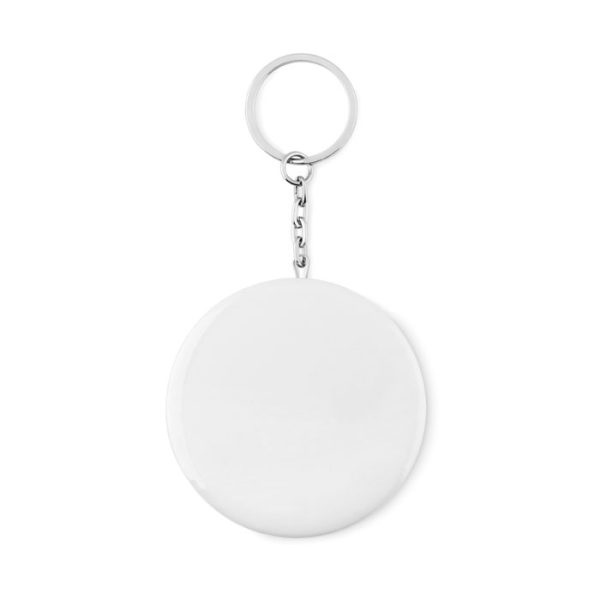 Porte clés décapsuleur en métal - Ø 6 cm personnalisé