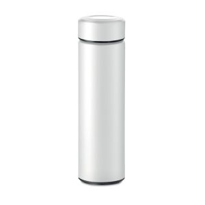 Gourde antifuite isotherme en acier inoxydable 425ml Blanc personnalisé
