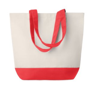 Sac élégant en toile - 3 couleurs Rouge personnalisé