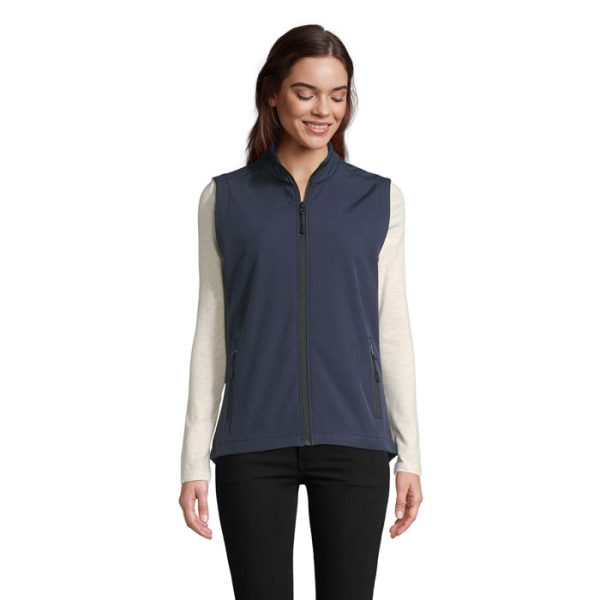 Gilet softshell sans manches RACE femme 280 gr/m² personnalisé