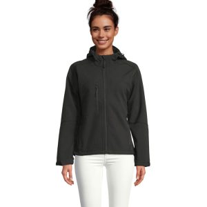 Softshell femme à capuche 340 gr/m² - REPLAY personnalisé