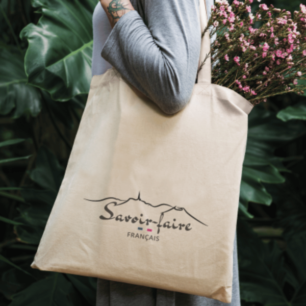 Tote bag coton personnalisable confectionné en France